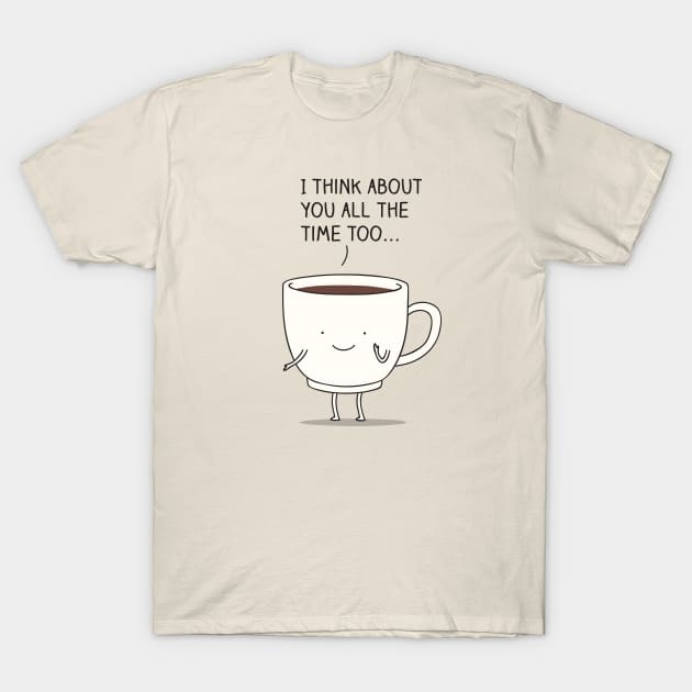 Thinking of you... T-Shirt by milkyprint